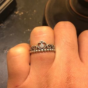 Pandora Princess Ring Size 8